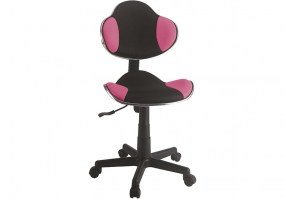Cadeira-secretaria-giratoria-BLM-G2B S-base-preta-space-rosa-Blume-Office-HS-Moveis
